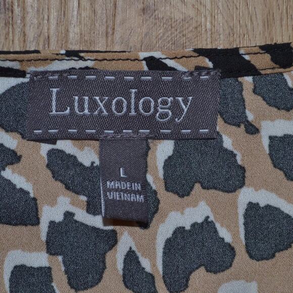 Luxology Tank Blouse Size L - Picture 2 of 3